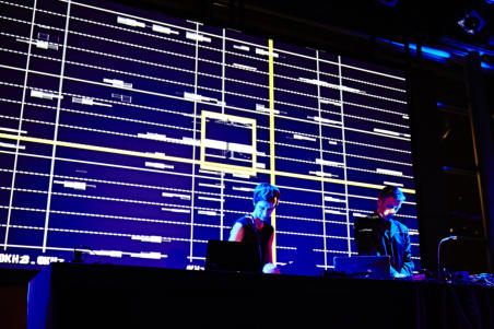 MARCO MONFARDINI - AMELIE DUCHOW - SCHNITT - Memory Code live performance at EPHIL Festival - Hamburg | photo | Krber Stiftung / Claudia Hhne