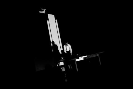 MARCO MONFARDINI - AMELIE DUCHOW - SCHNITT - Memory Code live performance at Centro Arte Contemporanea Luigi Pecci | photo | Patrizio Buralli