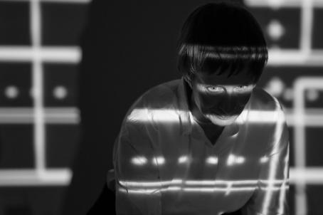 MARCO MONFARDINI - AMELIE DUCHOW - SCHNITT - Memory Code live performance at Centro Arte Contemporanea Luigi Pecci | photo | Patrizio Buralli
