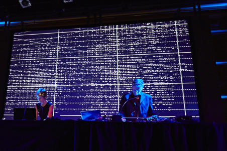 MARCO MONFARDINI - AMELIE DUCHOW - SCHNITT - Memory Code live performance at EPHIL Festival - Hamburg | photo | Krber Stiftung / Claudia Hhne