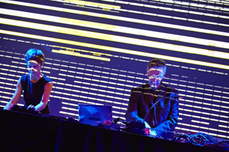 MARCO MONFARDINI - AMELIE DUCHOW - SCHNITT - Memory Code live performance at EPHIL Festival - Hamburg | photo | Krber Stiftung / Claudia Hhne